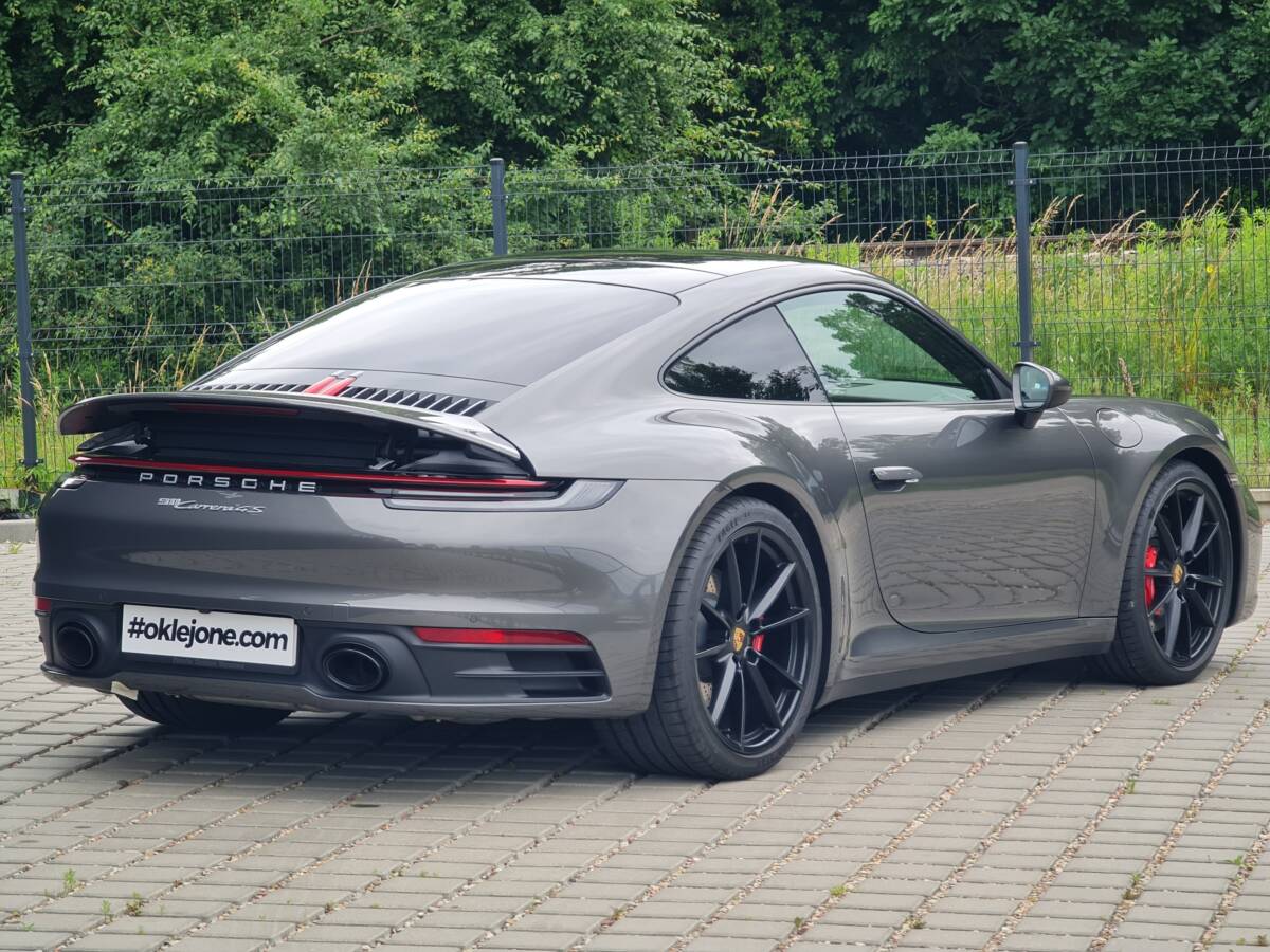 Porsche 911 turbo s – Zabezpieczenie całej karoserii folią ochronną PPF Avery Dennison SPFx3